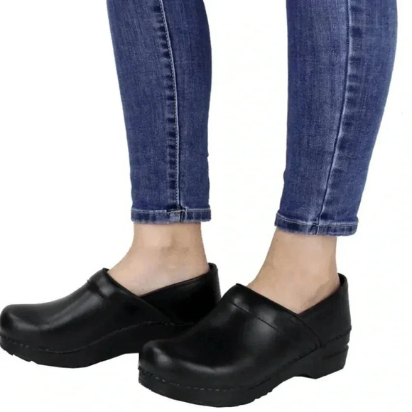 Dansko Women’s Navy Blue Clogs Shoes Size 38 7.5-8 - Picture 6 of 12